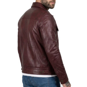Men maroon jacket